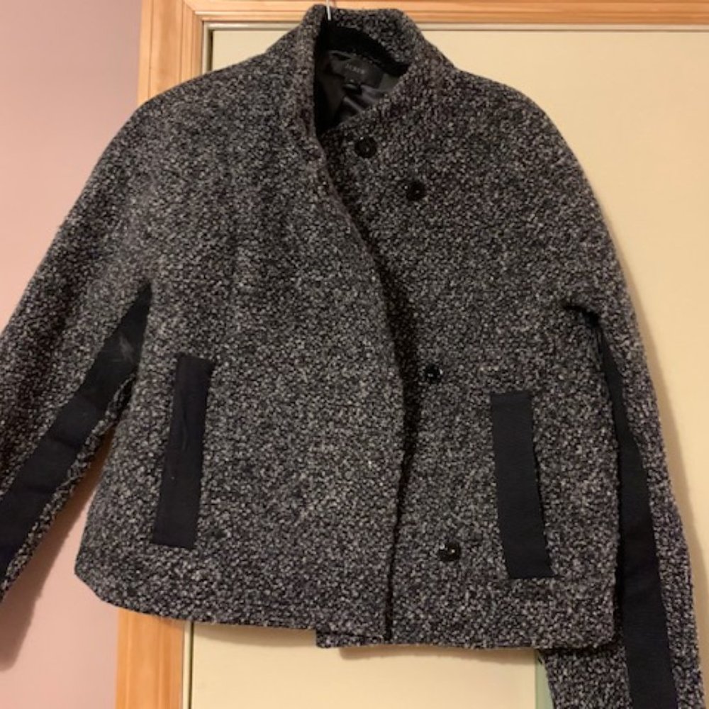 J Crew Boucle Moto Jacket EUC